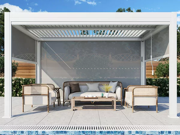 The core value of the automatic louvered canopy