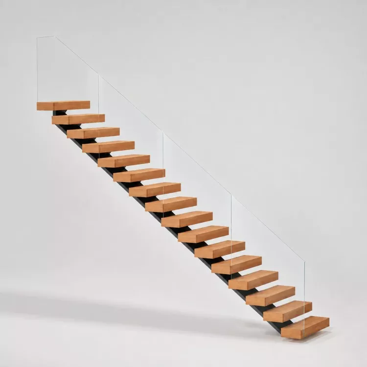 How Can Glass Railing for Mono Stringer Stairs Transform Modern Staircase Design