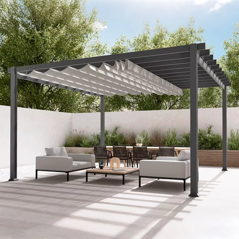 Fabric Roof Pergola