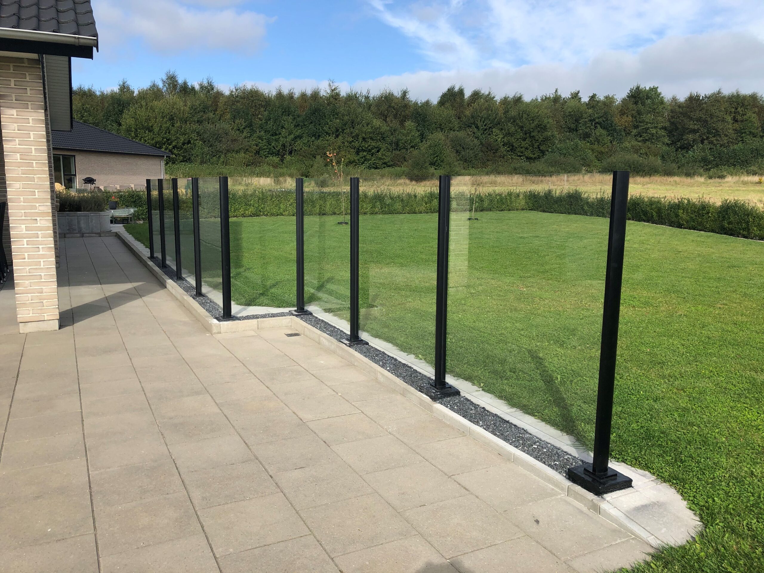 Frameless Top Aluminum Glass Railing