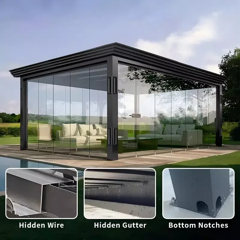 Snow Load Aluminum Pergola