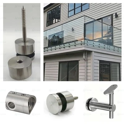 glass balustrade standoff brackets