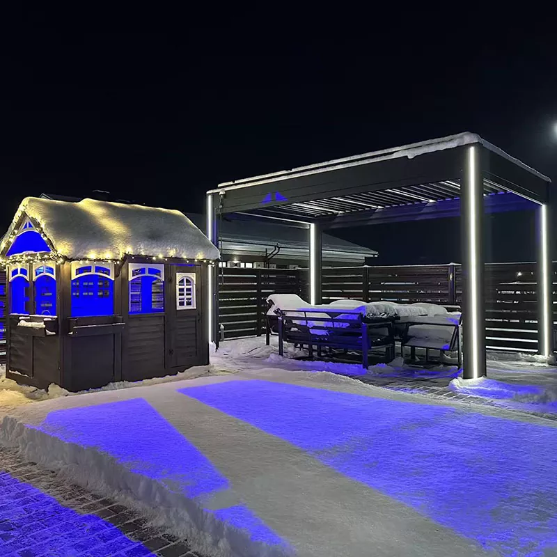 Snow Load Aluminum Pergola